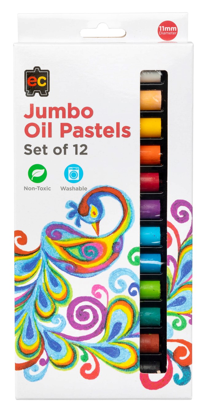 Oil Pastels - EC Jumbo 12 Colours